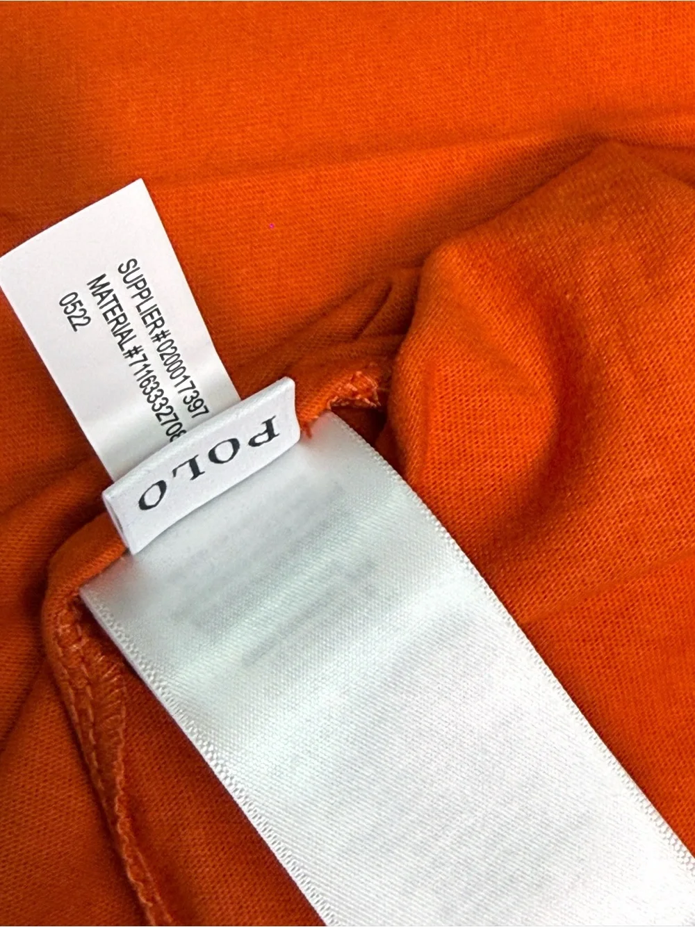 Big and Tell Polo Ralph Lauren Orange Green Pony Classic Fit Crew Neck T-Shirt